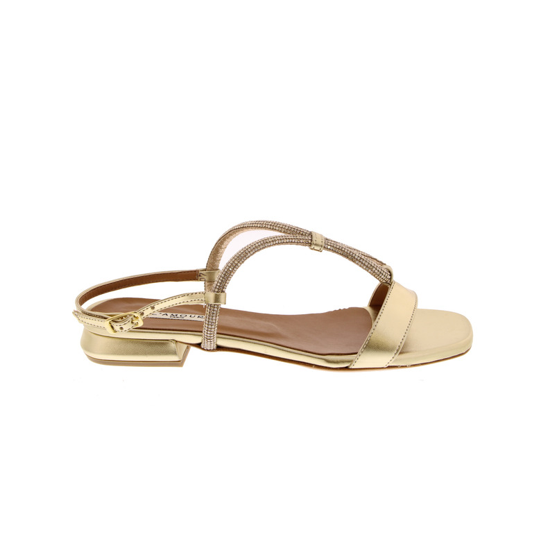 L' Amour sandalen gold 1