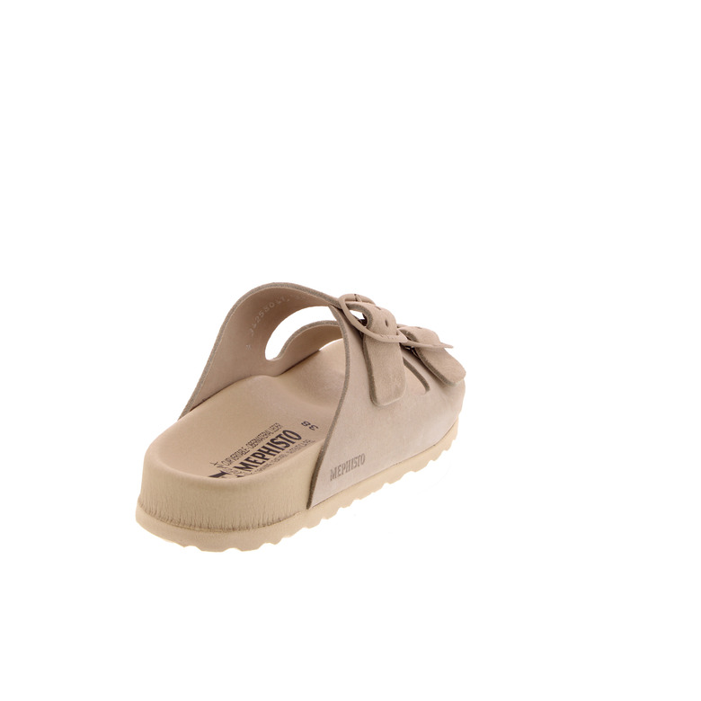 Mephisto thong slippers lightbrown 4