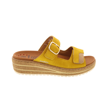 Mephisto Mobils thong slippers yellow