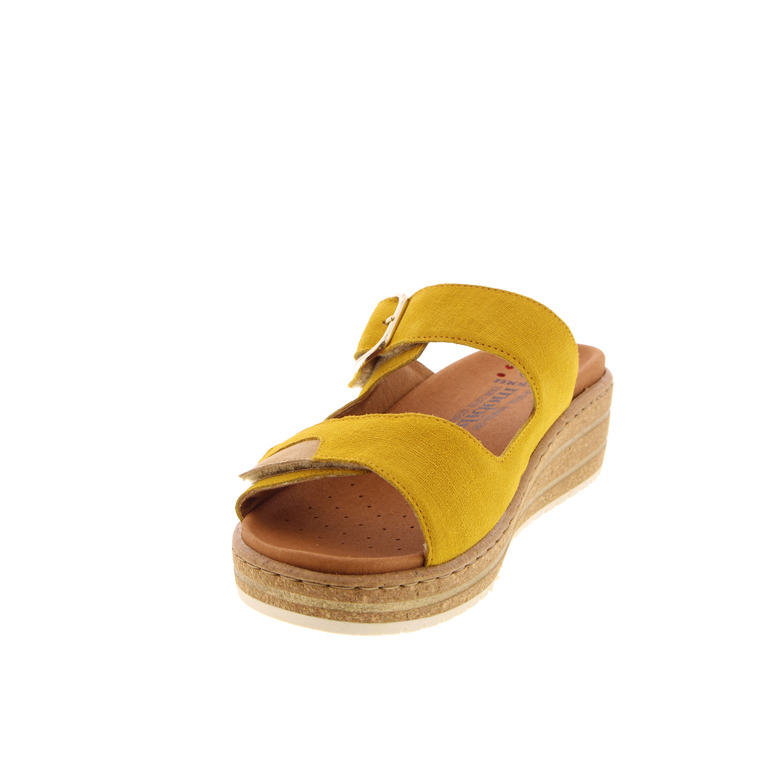 Mephisto Mobils thong slippers yellow 3