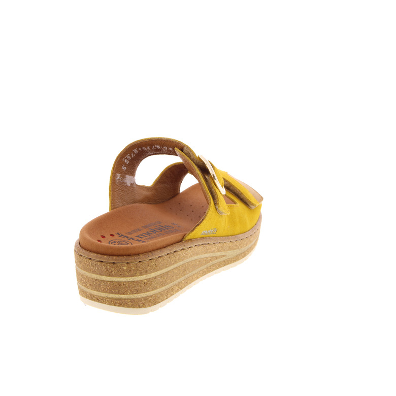 Mephisto Mobils thong slippers yellow 4