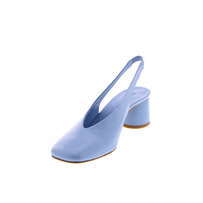 Halmanera pumps blauw 3