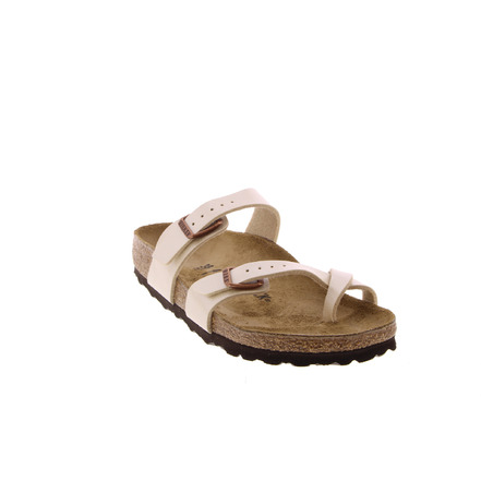 Birkenstock thong slippers gold