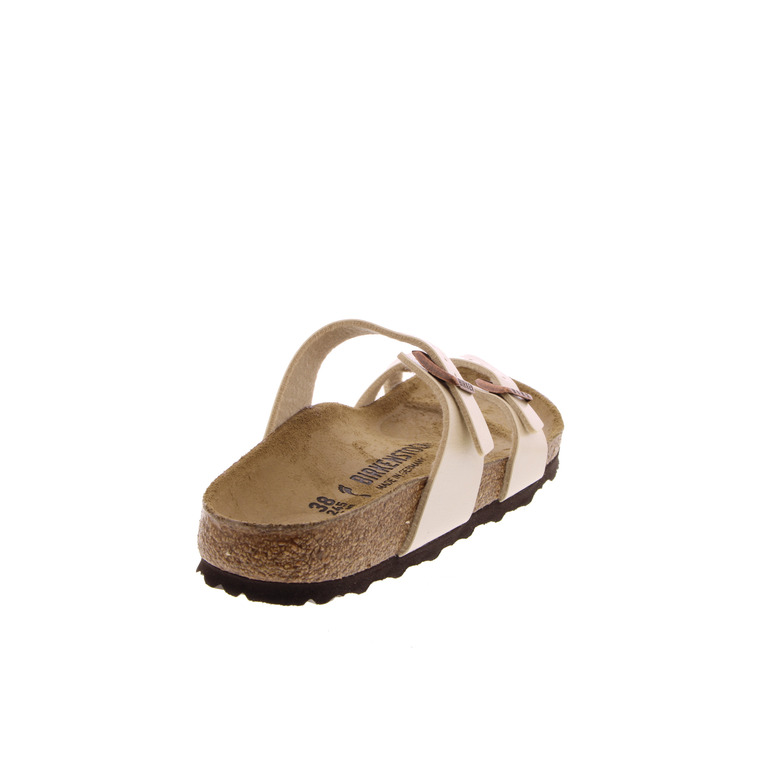 Birkenstock thong slippers gold 4