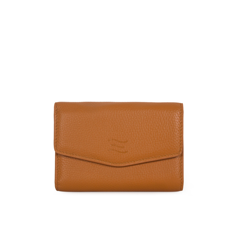 Crinkles Sibel portefeuille cognac 1