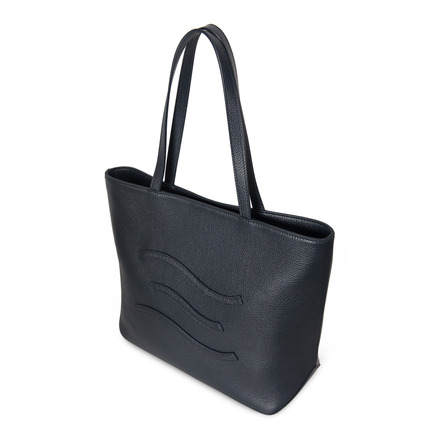Crinkles Sibel shopper blau