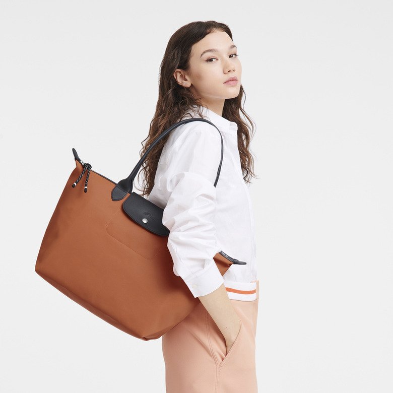 Longchamp shopper orange 2