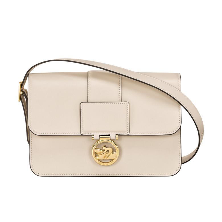 Longchamp crossbody ecru