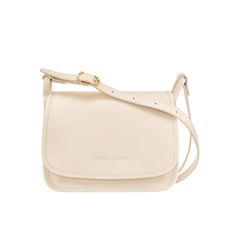 Longchamp sac porté épaule ecru