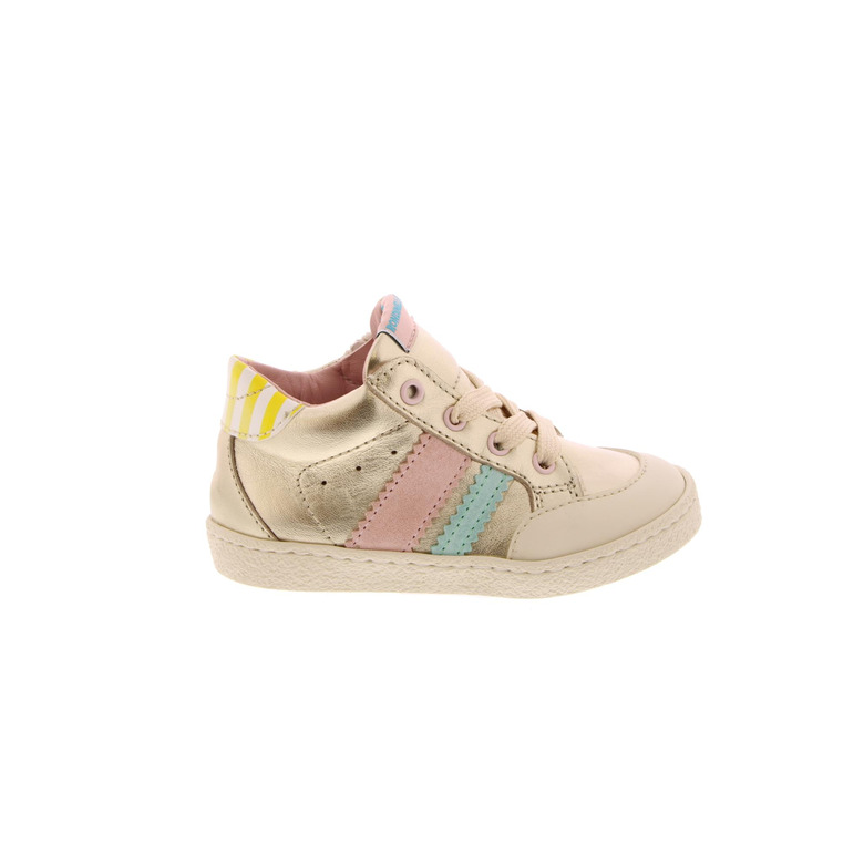 Rondinella veterschoenen goud