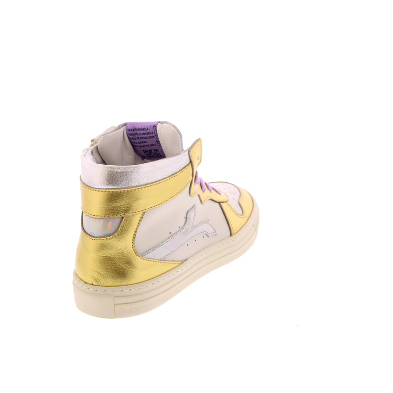 Rondinella chaussures hautes ecru 4