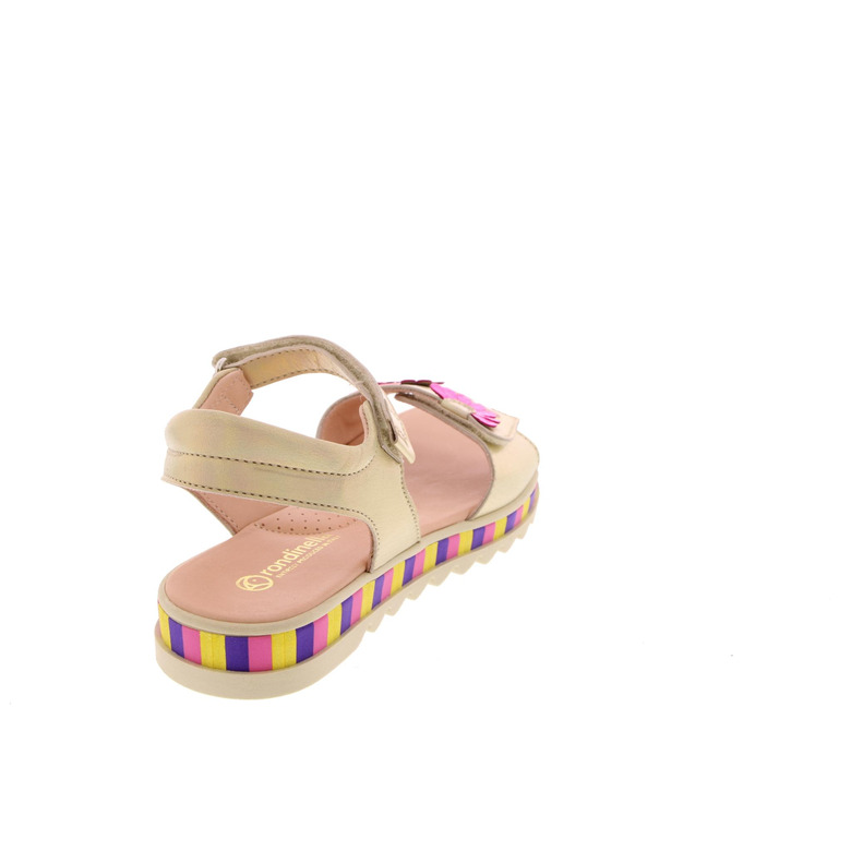 Rondinella sandalen goud 4