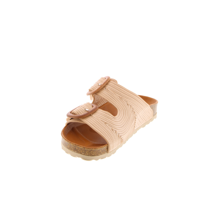 Verbenas tongs beige 3