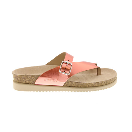 Mephisto thong slippers pink