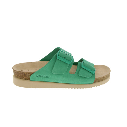 Mephisto thong slippers green