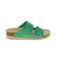 Mephisto thong slippers green 1