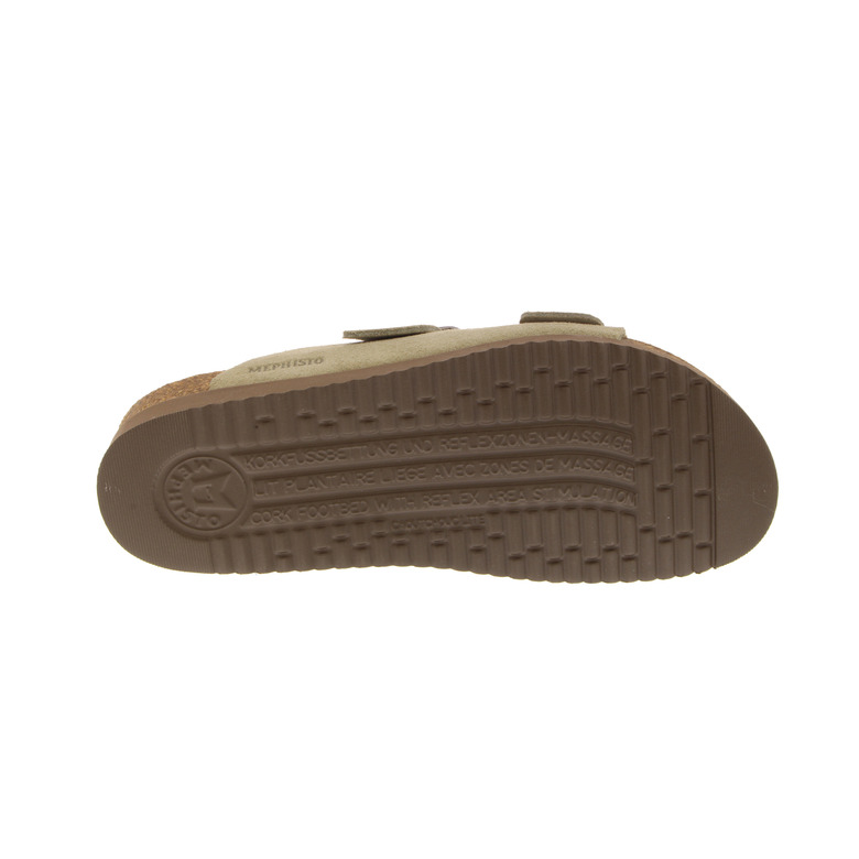 Mephisto thong slippers green 5