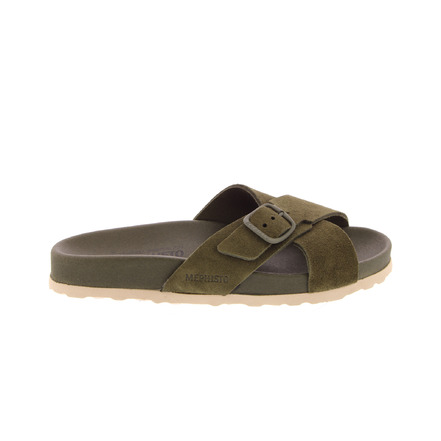 Mephisto thong slippers green