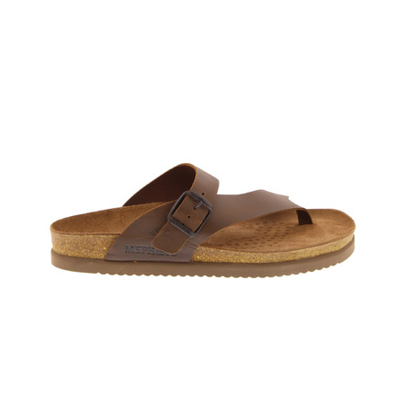 Mephisto thong slippers brown