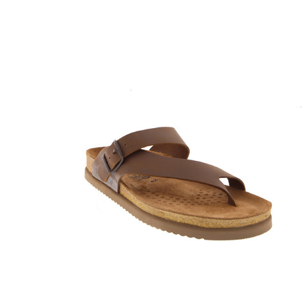 Mephisto thong slippers brown