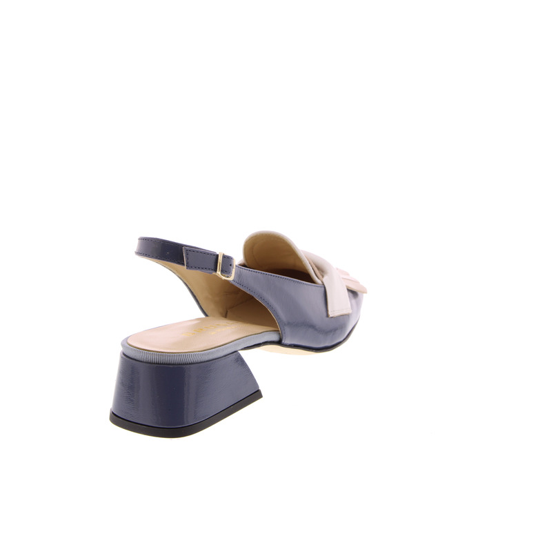 Brunate pumps blauw 4