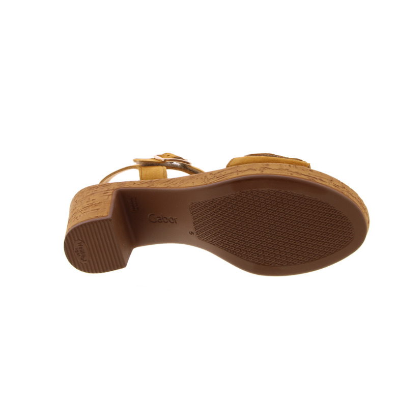 Gabor sandales cognac 5