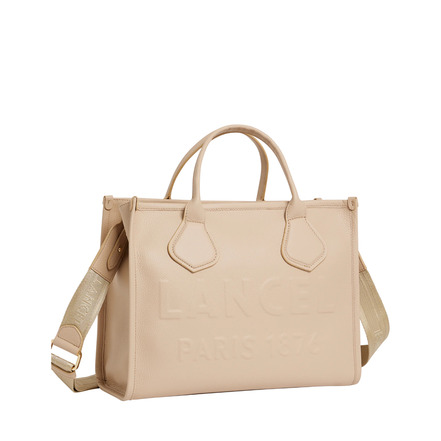 Lancel handtasche beige