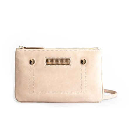 Clio Goldbrenner clutch lightbrown