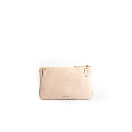Clio Goldbrenner clutch lightbrown