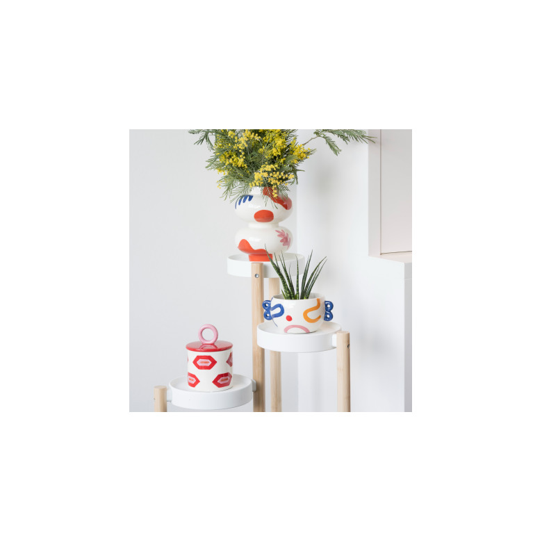 Que Rico pottery multicolor 3