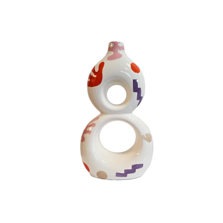 Que Rico vase multicolor 1