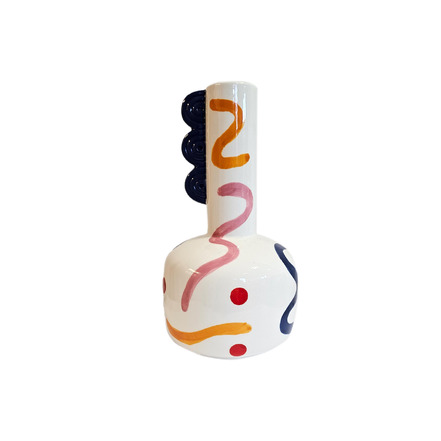 Que Rico vase multicolor
