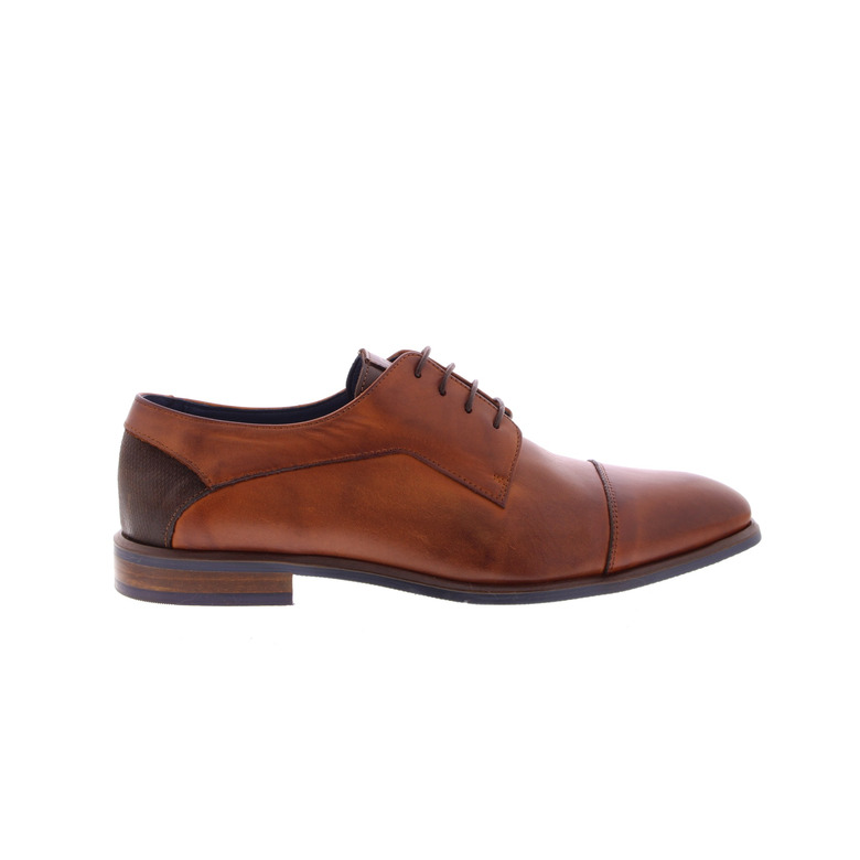 Berkelmans lage schoenen cognac