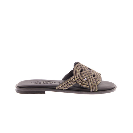 Caryatis slippers zwart