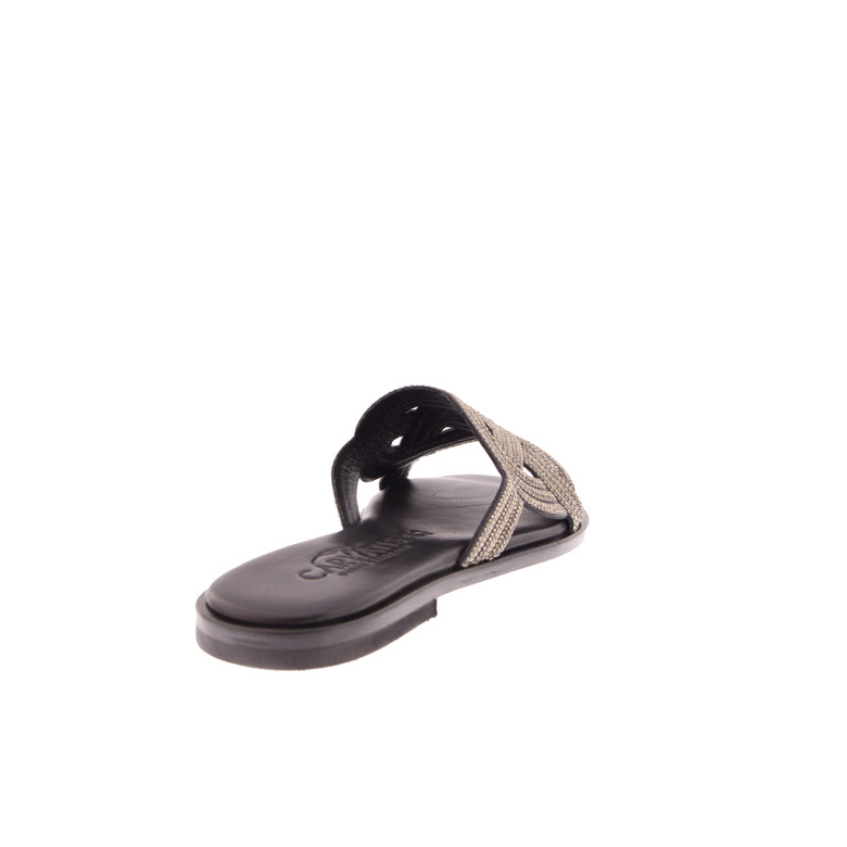 Caryatis slippers zwart 4
