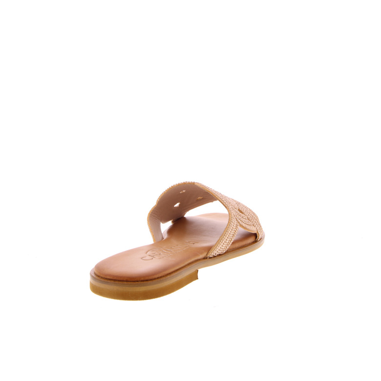 Caryatis slippers goud 4