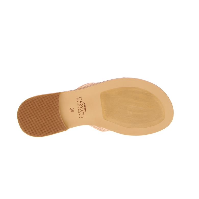 Caryatis slippers goud 5
