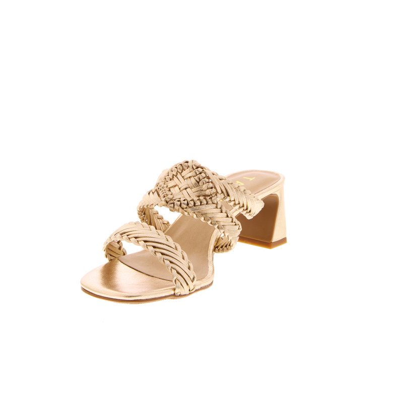 Tango slippers goud 3