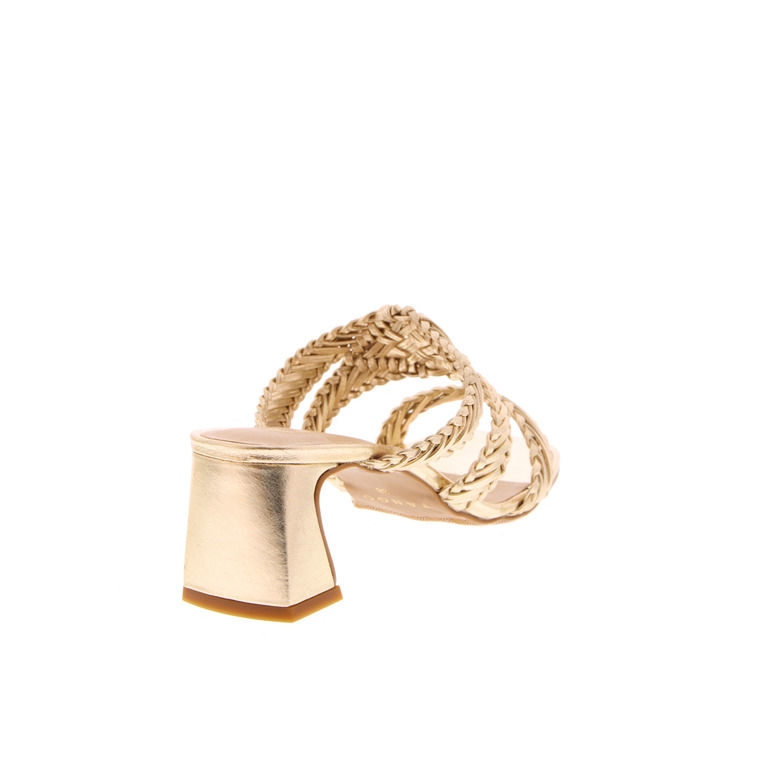 Tango slippers goud 4
