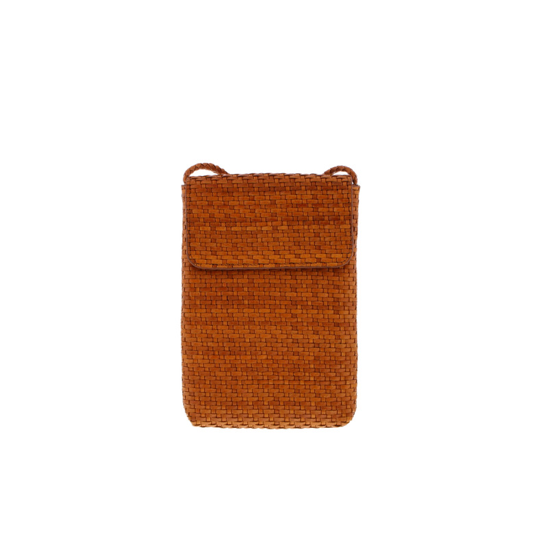 Allan K crossbody brown