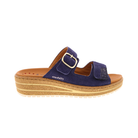 Mephisto Mobils thong slippers blue