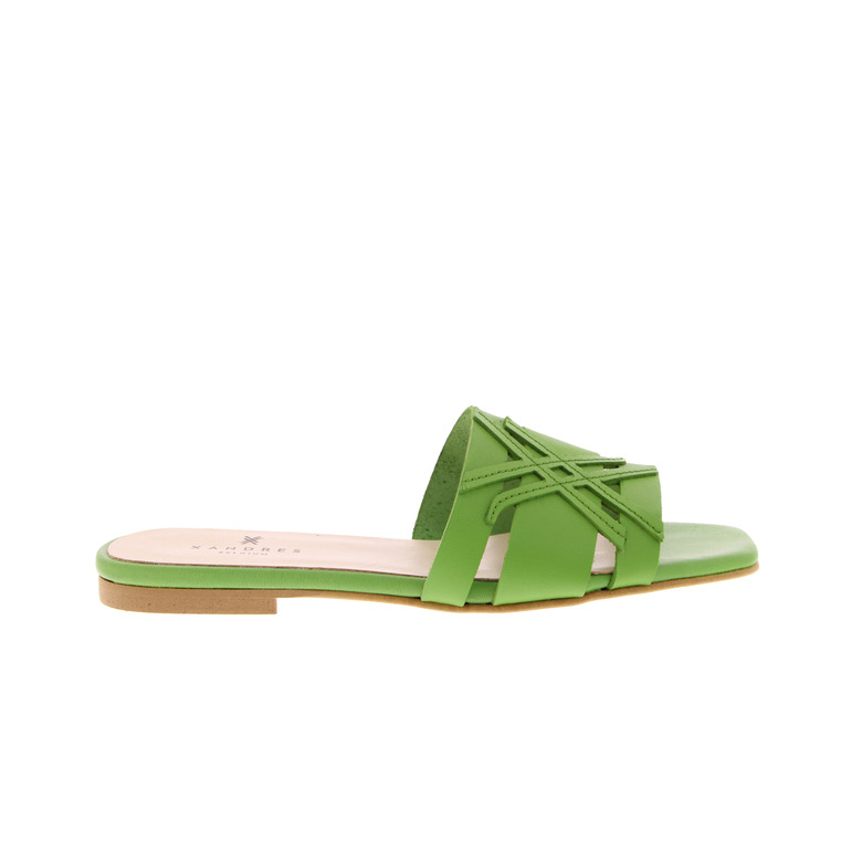 Xandres slippers groen 1