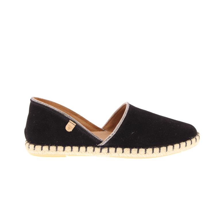 Verbenas espadrilles schwarz 1