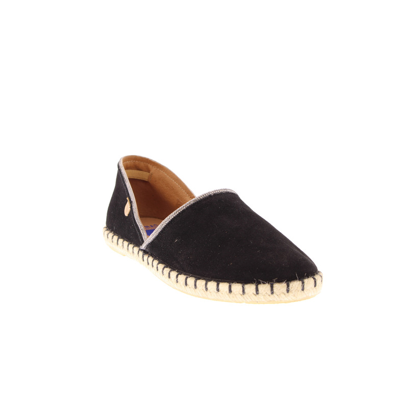 Verbenas espadrilles schwarz 2