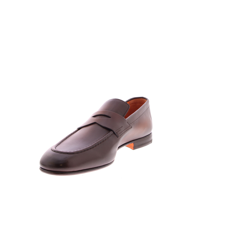 Santoni loafers brown 3
