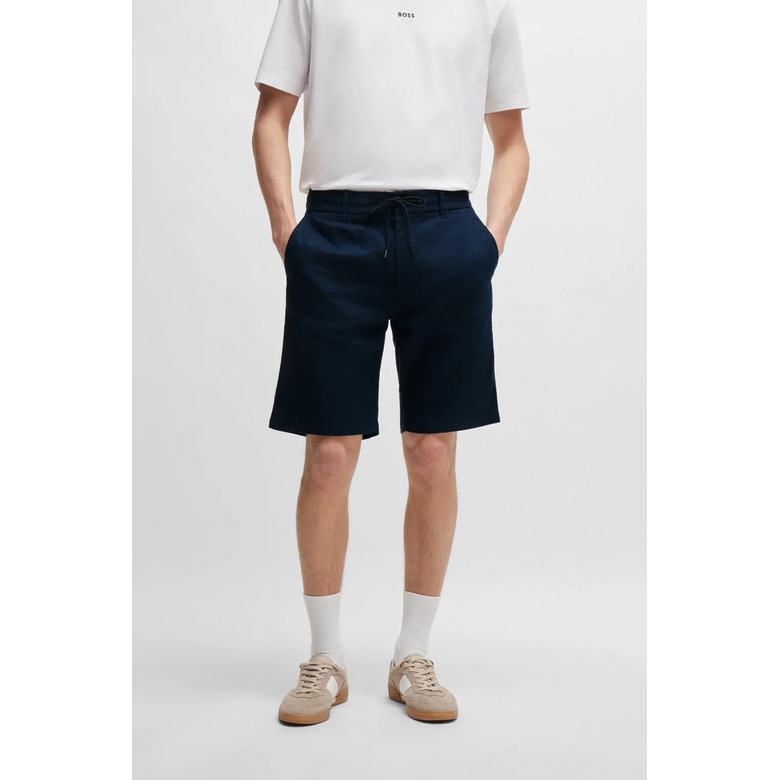 Boss short blauw 2