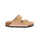 Birkenstock tongs beige 1