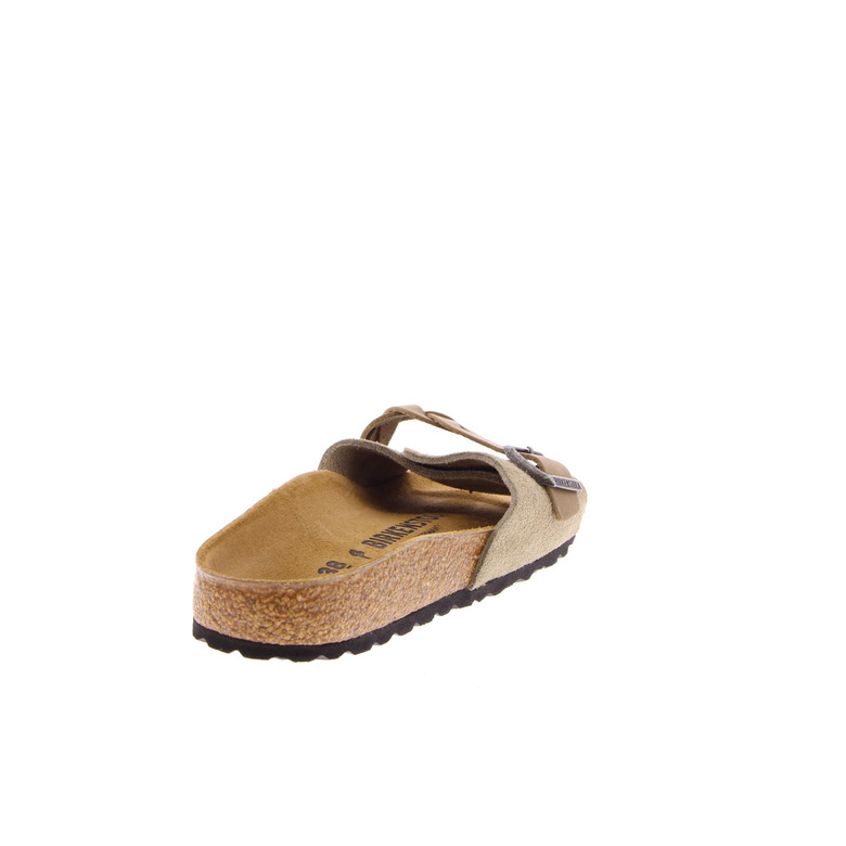 Birkenstock thong slippers taupe 4
