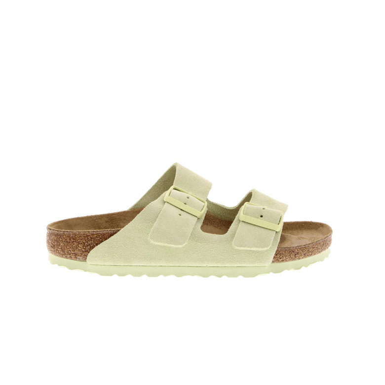 Birkenstock thong slippers green