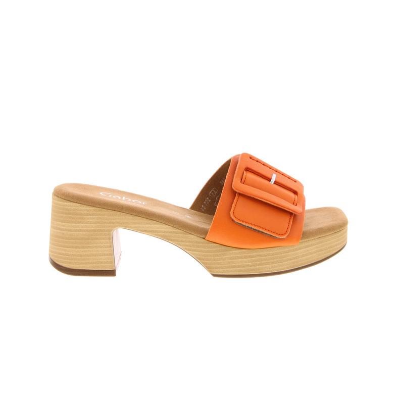 Gabor thong slippers orange 1